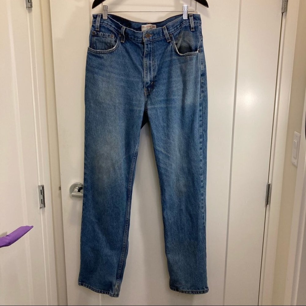 LEVI’S Sz  36 x 32 100% Cotton Classic Mid-Wash Jeans Vintage